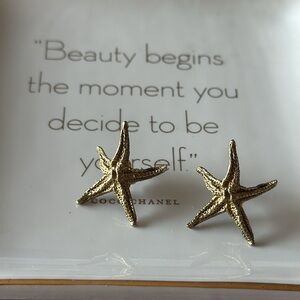 Delicate Vintage Starfish Earrings
